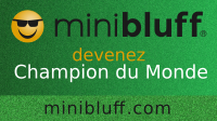 Pauline joue au Minibluff